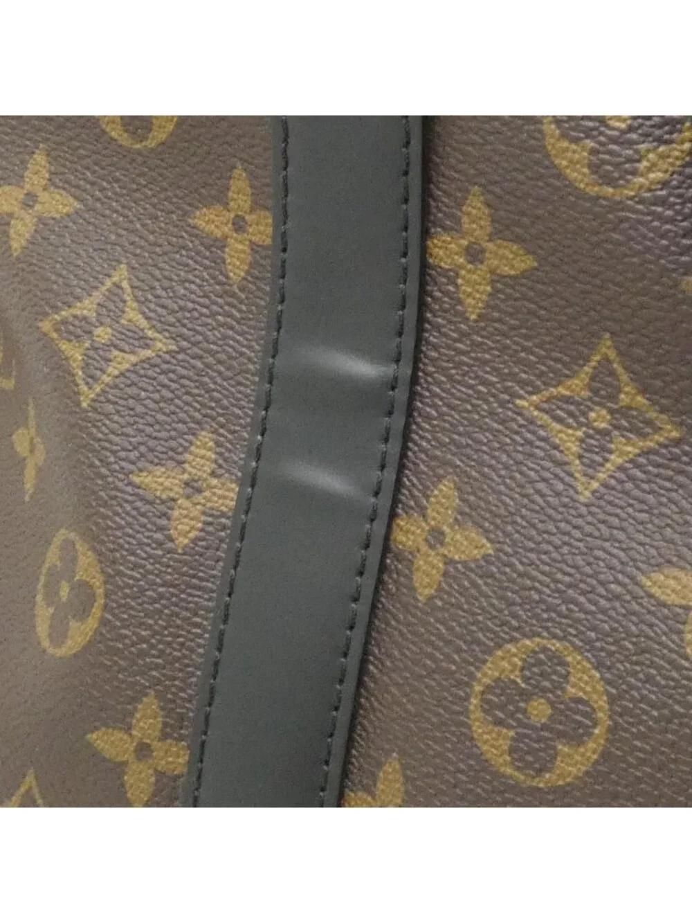 Louis Vuitton Monogram Macassar Keepall Bandouliere 55 Boston Bag